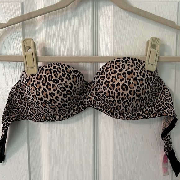 Pink Victoria’s Secret strapless bra - Picture 1 of 3